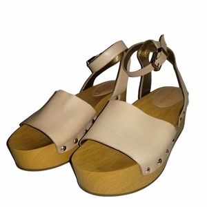 Sam Edelman Leather Platform Sandals Size 6.5M